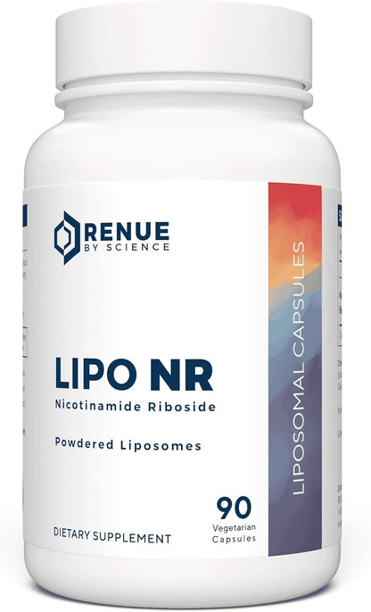 Renue By Science Nicotinamide Riboside | High Strength Liposomal NAD Supplement | 90 Nicotinamide Capsules - 300mg Nicotinamide Riboside per Serving | Manufactured in The USA Third-Party Tested