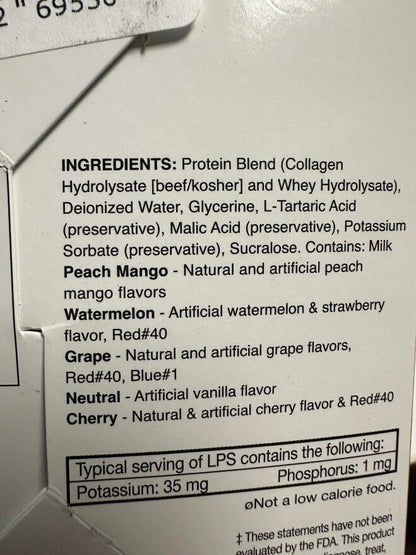 Nutritional Designs LPS Liquid Collagen & Whey Protein Supplement - Non-GMO Drink