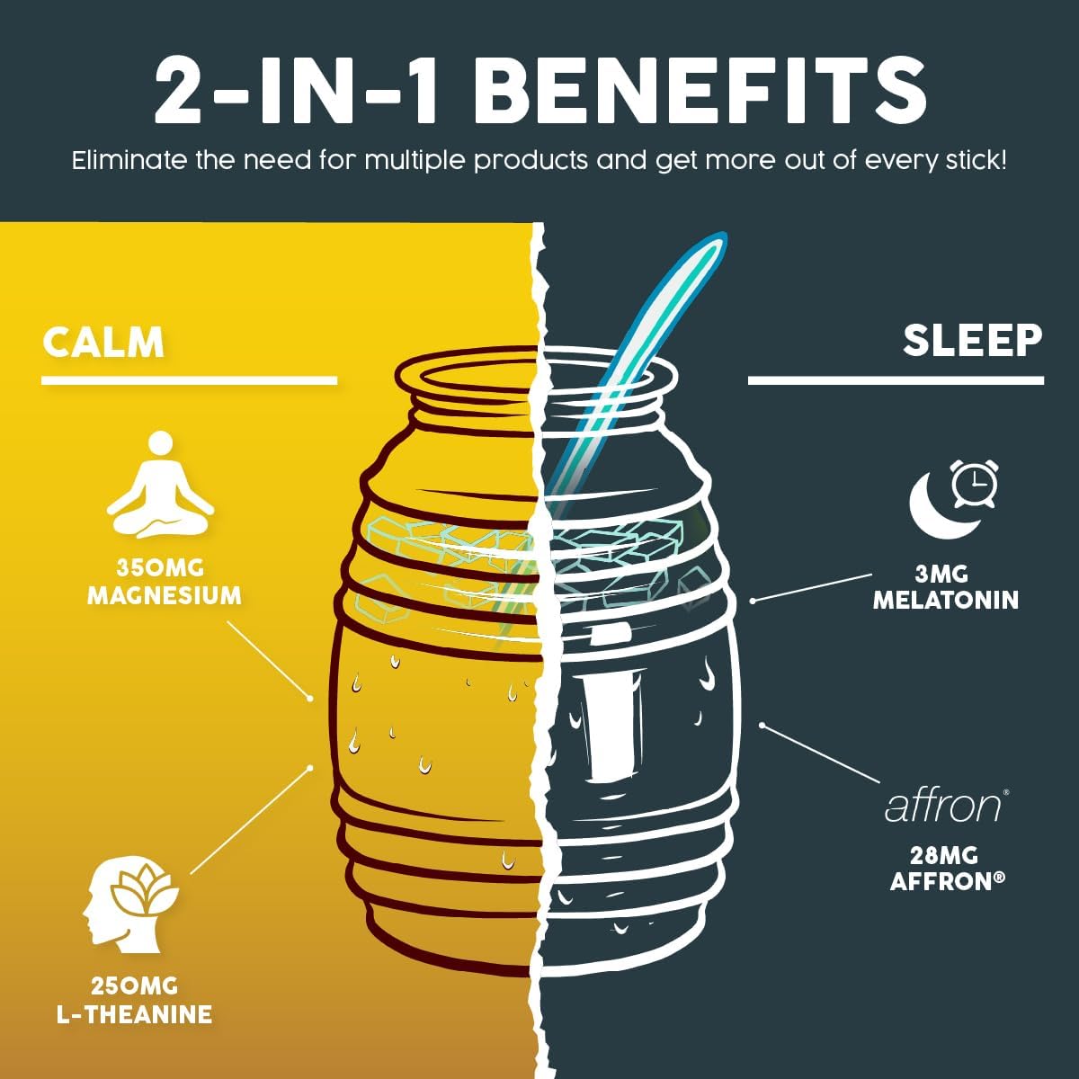 Salud Variety 3-Pack | 2-in-1 Hydration + Immunity (Cucumber Lime), Energy + Focus (Guava) & Calm + Sleep (Lemon Honey) – 15 Servings Each, Non-GMO, Gluten Free, Low Calorie, 1g of Sugar