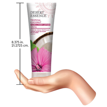 Desert Essence Organic Coconut Hand and Body Lotion 8 fl. oz.