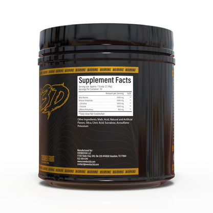 OVERDOS3D Pre-Workout Powder | Ultra-High Dosage | for Advanced Users ONLY