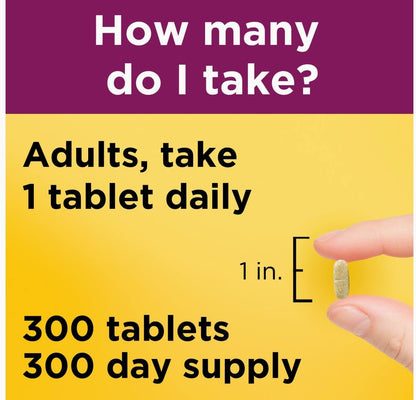 Nature Made Multivitamin for Her, Multivitamins for Women, Daily Nutritional Support, Nature Made Multi Women Vitamins & Minerals, 300 Tablets, 300 Day Supply