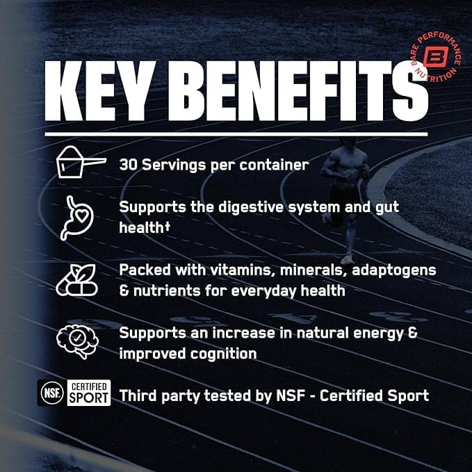 BARE PERFORMANCE NUTRITION BPN Strong Greens (Lemon) & Reds (Strawberry) Superfood Bundle