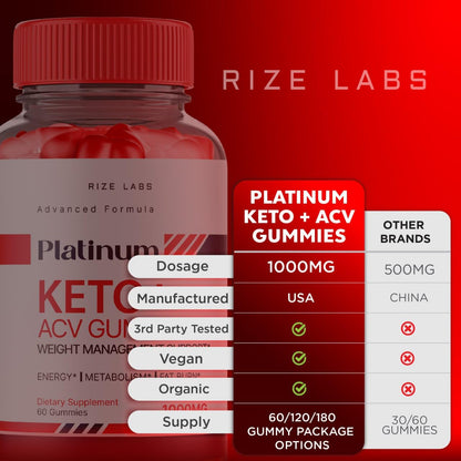 Platinum Keto AVC Gummies, Platinum Keto+ACV Gummies for Advanced Weight Loss