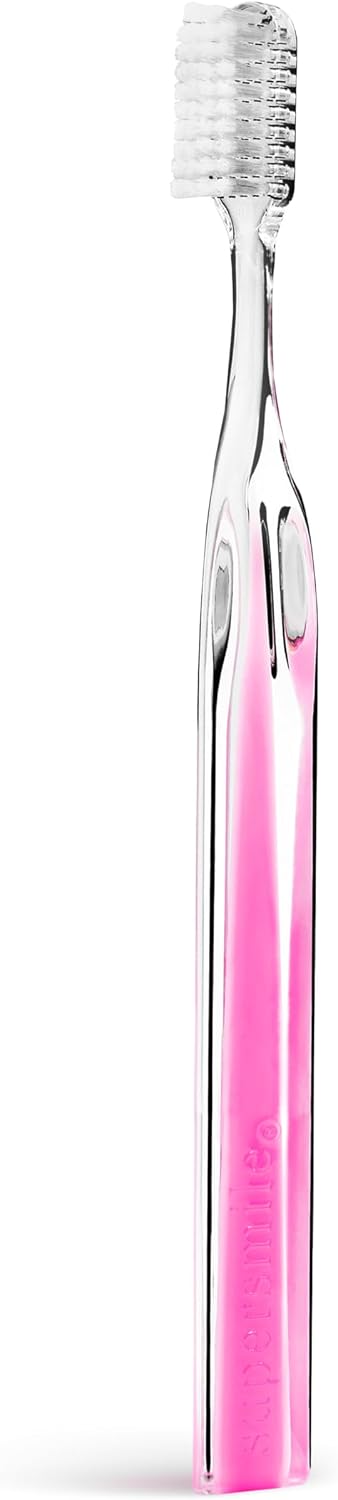Supersmile Crystal Collection Toothbrush, Pink Diamond, Soft Bristles