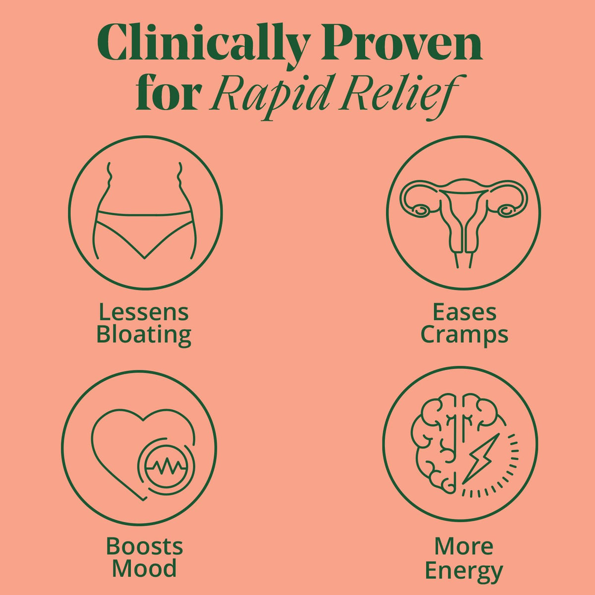 PMS & Period Relief - Menstrual Cramp Relief: No More Period Cramps, Mood Swings, or Bloating
