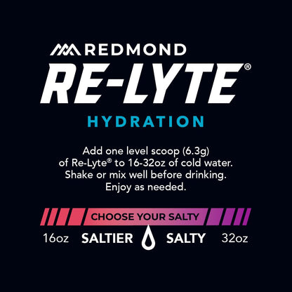 REDMOND Re-Lyte Sugar Free Electrolyte Powder Mix (Strawberry Lemonade) | Zero Sugar Electrolytes, Hydration Powder