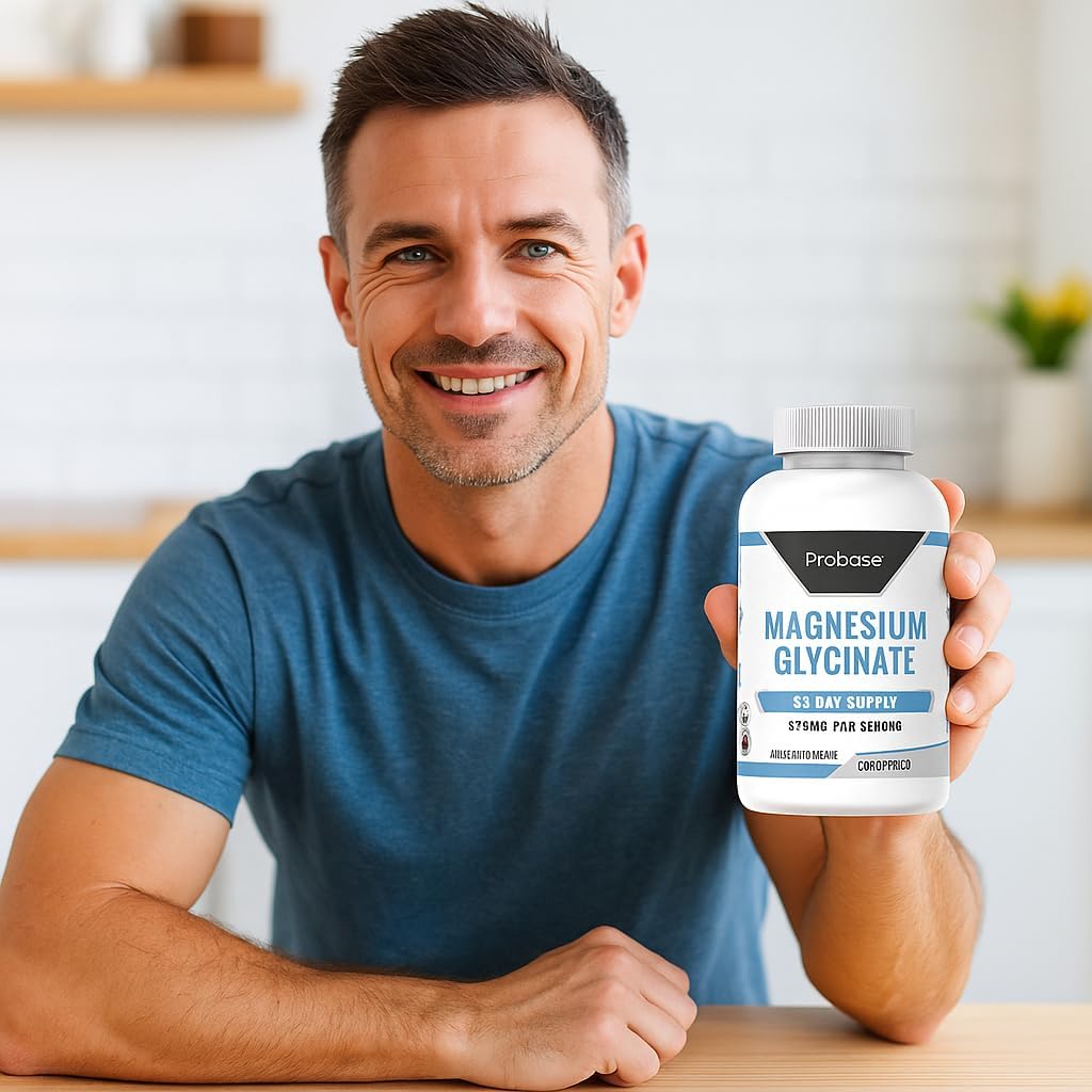 Probase Nutrition Magnesium Glycinate 90 Capsules 30-Day Supply