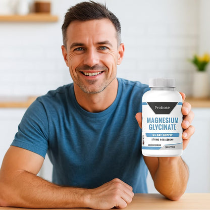 Probase Nutrition Magnesium Glycinate 90 Capsules 30-Day Supply