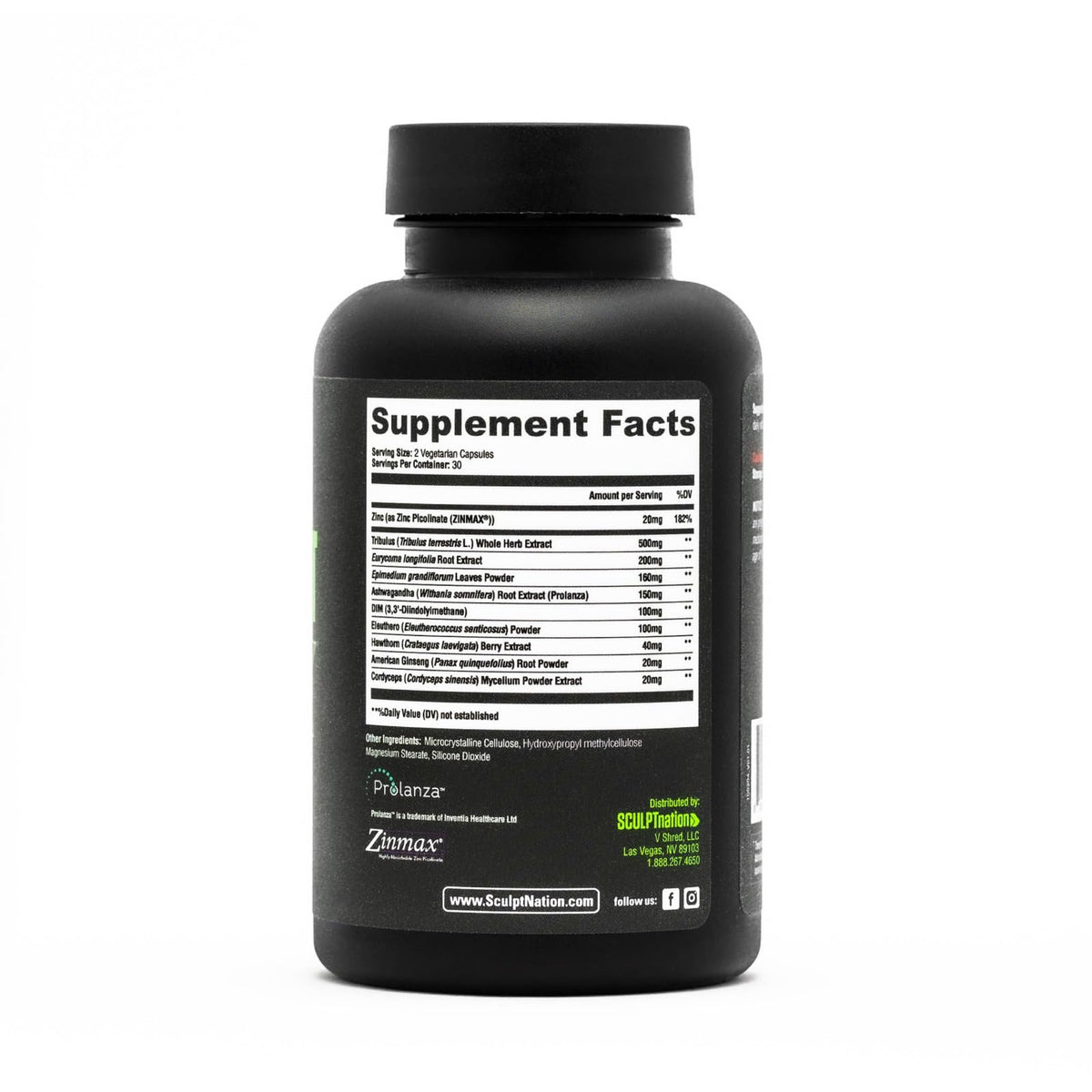 Sculpt Nation by V Shred Test Boost Max - Testosterone Supplement for Men