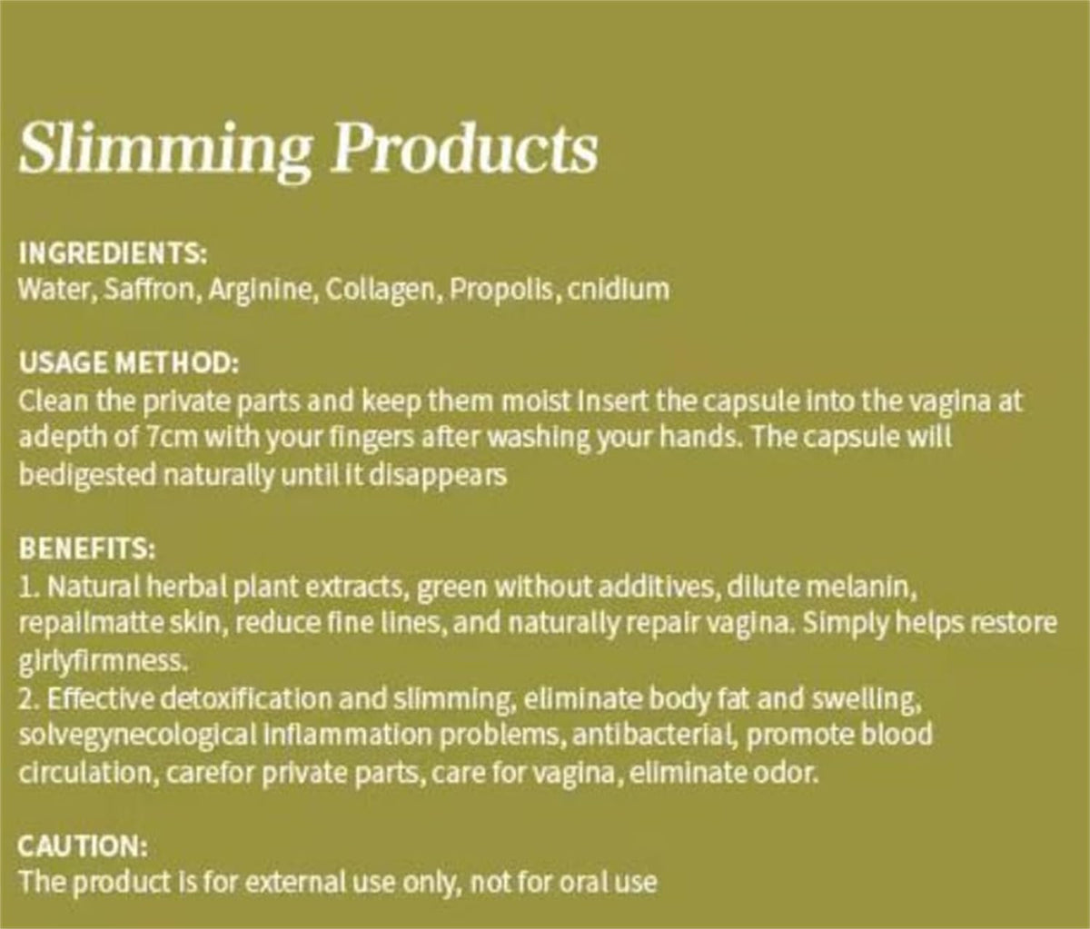 Natural Repair Vagianal Capsules, Anniecare Instant Anti-Itch Detox Slimming Products