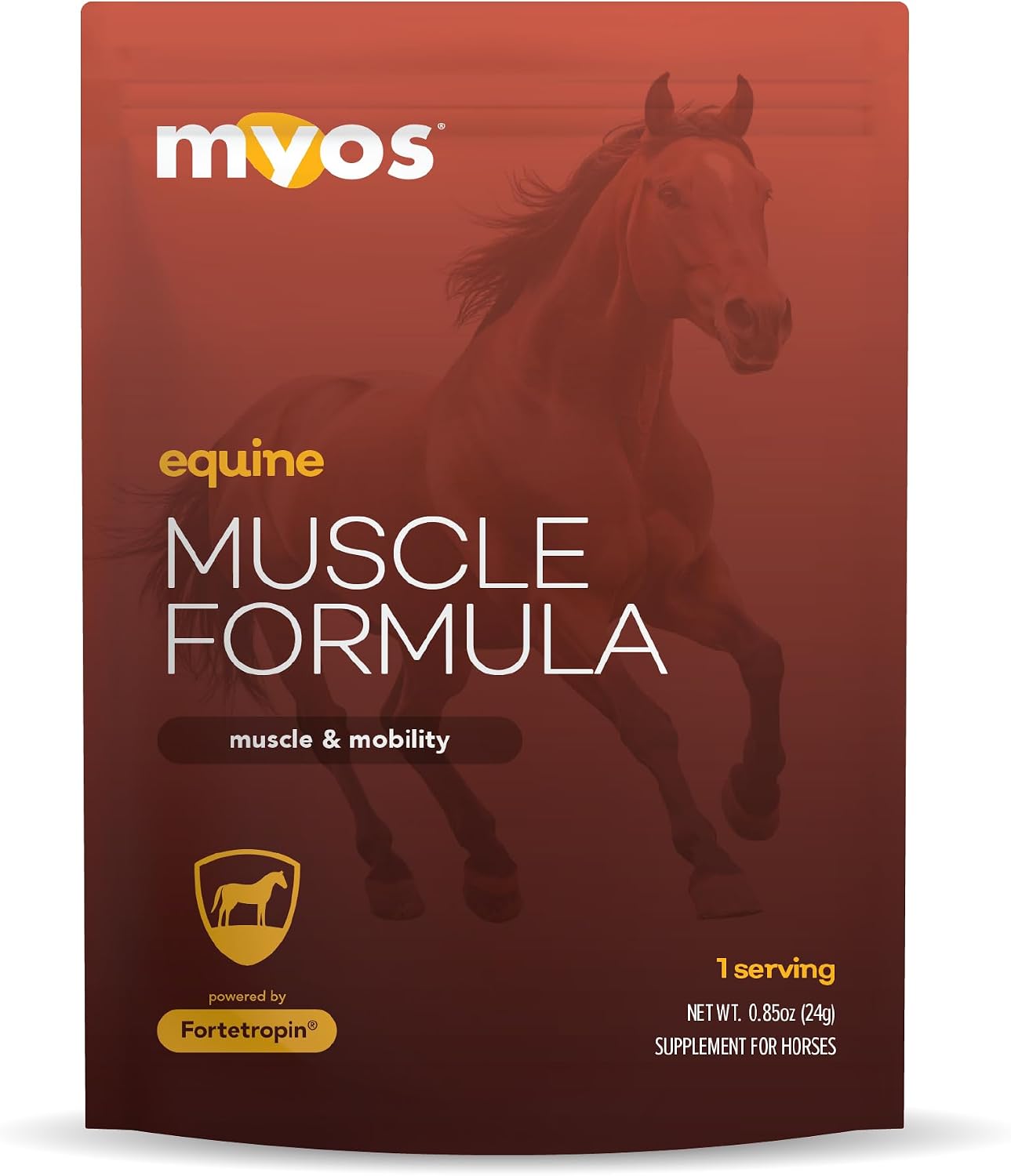 MYOS Equine Muscle Formula - 30 Servings Bucket with Individual Serving Packs