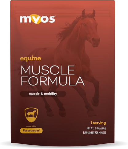 MYOS Equine Muscle Formula - 30 Servings Bucket with Individual Serving Packs