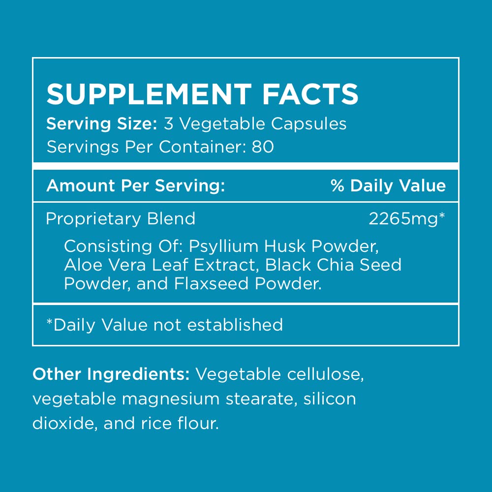 Pure for Men Stay Ready Fiber Supplement, 240 Vegan Capsules | Supports Daily