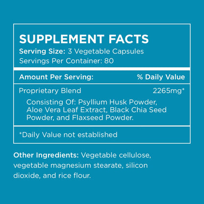 Pure for Men Stay Ready Fiber Supplement, 240 Vegan Capsules | Supports Daily