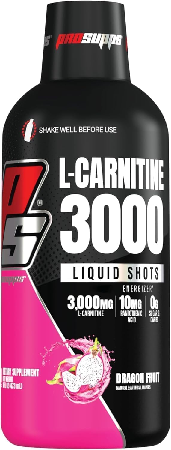 ProSupps L-Carnitine 3000 Stimulant Free Liquid Shots (31 Servings, Dragon Fruit) and Thermo Fat Burning Thermogenic Powder (25 Servings, Molten Mango) Bundle