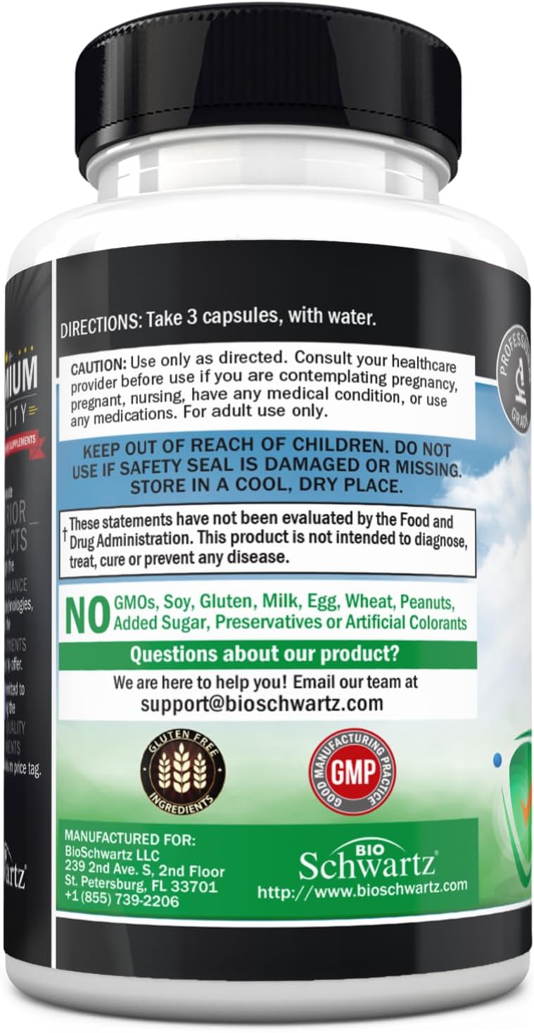 Immune Support Supplement for Adults with Vitamin C and Zinc, 90 Capsules