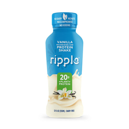 Ripple Vegan Protein Shake | Vanilla | 20g Nutritious Plant Based Pea Protein | Shelf Stable