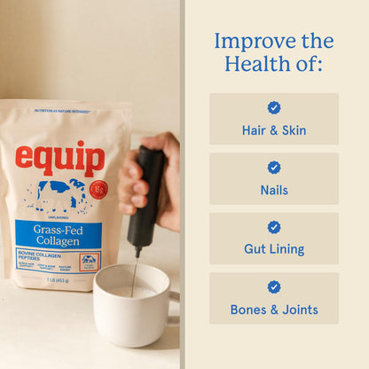 Equip Foods Clean Coffee & Grass Fed Collagen Powder Unflavored