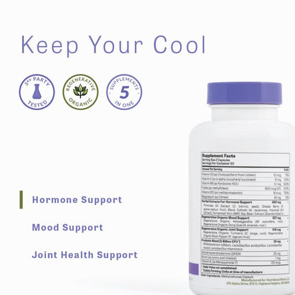 Nutritional Roots 5-in-1 Menopause Support Herbal Multivitamin for Women