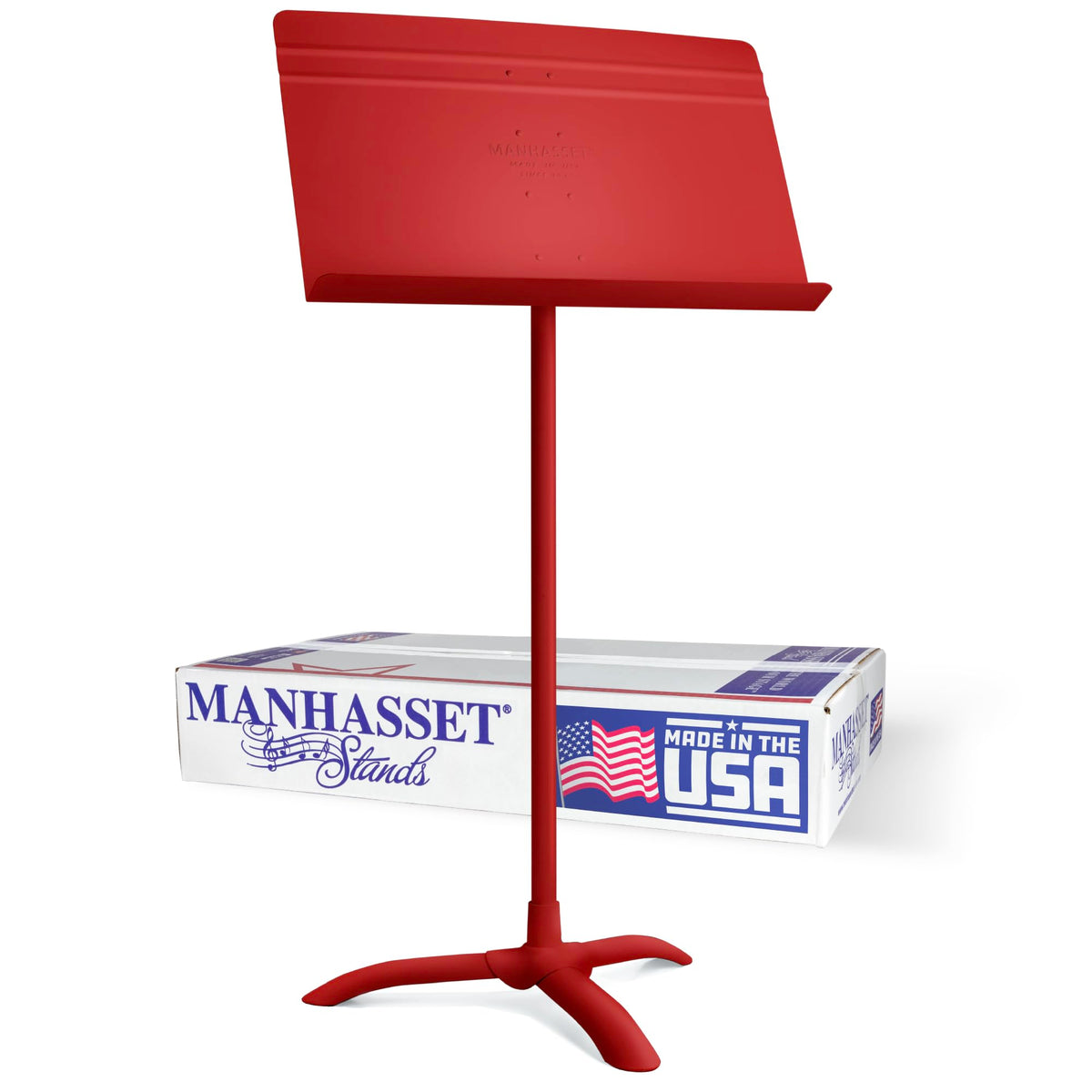 Manhasset Music Stand for Sheet Music - 48 Symphony Model - Long Lasting, Durable Manhasset Stand - Adjustable Height - 26" to 48" - Made in the USA