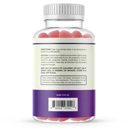 Magnesium Citrate Gummies | 600mg | High Absorption Magnesium for Calm