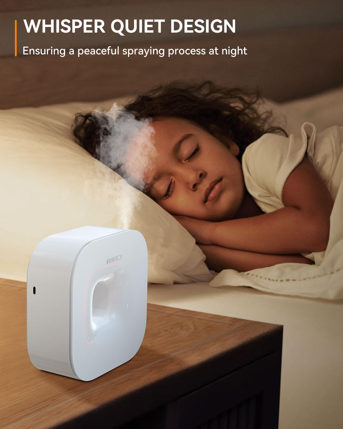 MEIDI Waterless Essential Oil Diffuser - Bluetooth Cordless Aromatherapy Diffuser with App Control