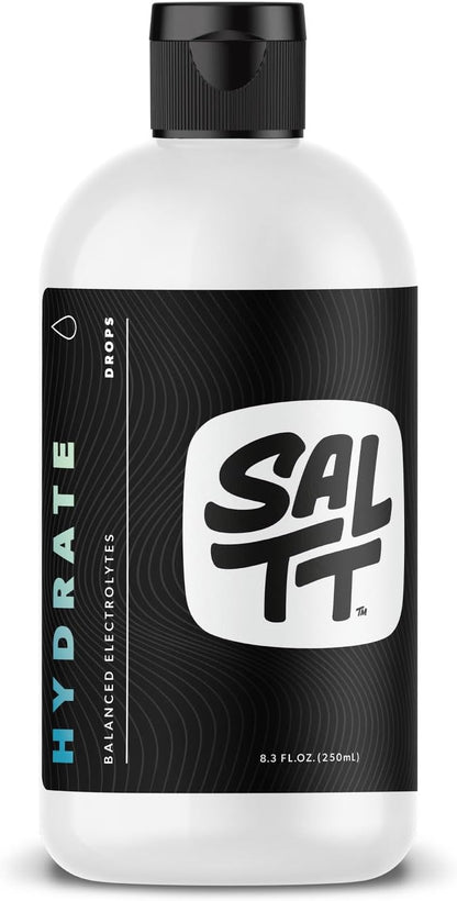 SALTT Hydrate Electrolyte Drops, Unflavored, Refill Size, 8.3 oz