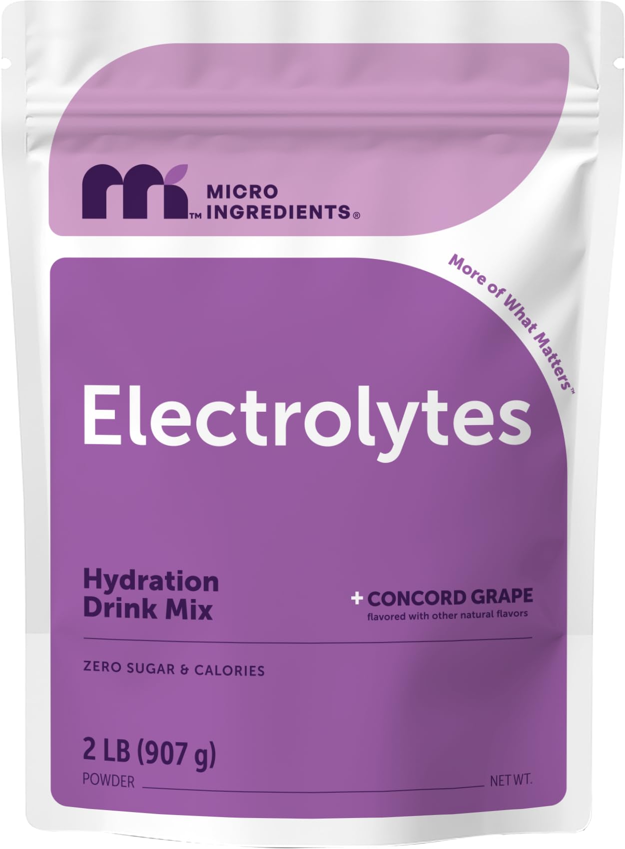 Micro Ingredients Electrolytes Powder, 2lbs (139 Servings) | Sugar Free | Lemon Raspberry Flavor | High Potassium (1,000mg) + Coconut Water & Real Lemon Juice | Keto Friendly, Non-GMO
