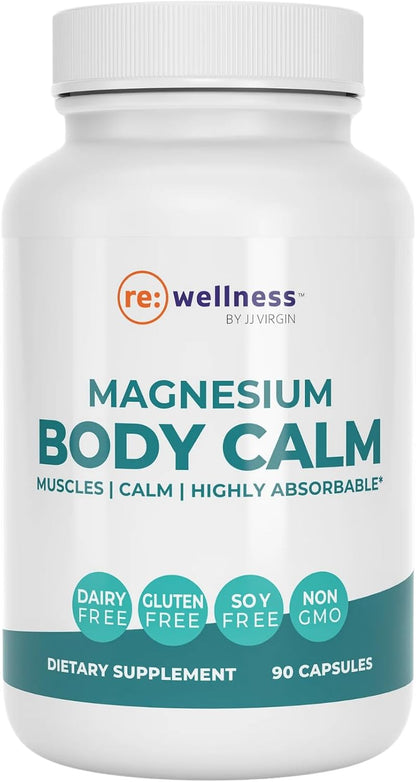 Reignite Wellness by JJ Virgin Hydration & Recovery Bundle | Magnesium Body Calm, 120 Capsules + ElectroReplenish (Lemon-Orange Flavor), 30 Servings
