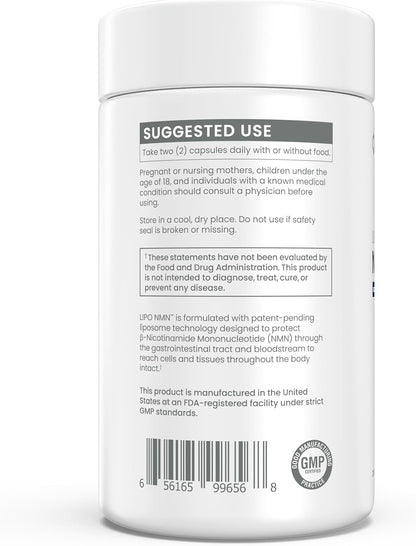 Renue By Science NMN Supplement | 90 Liposomal NMN Capsules - 500mg NMN Nicotinamide Mononucleotide per Serving | Bioavailable Formula for Increased Absorption | Manufactured in the USA
