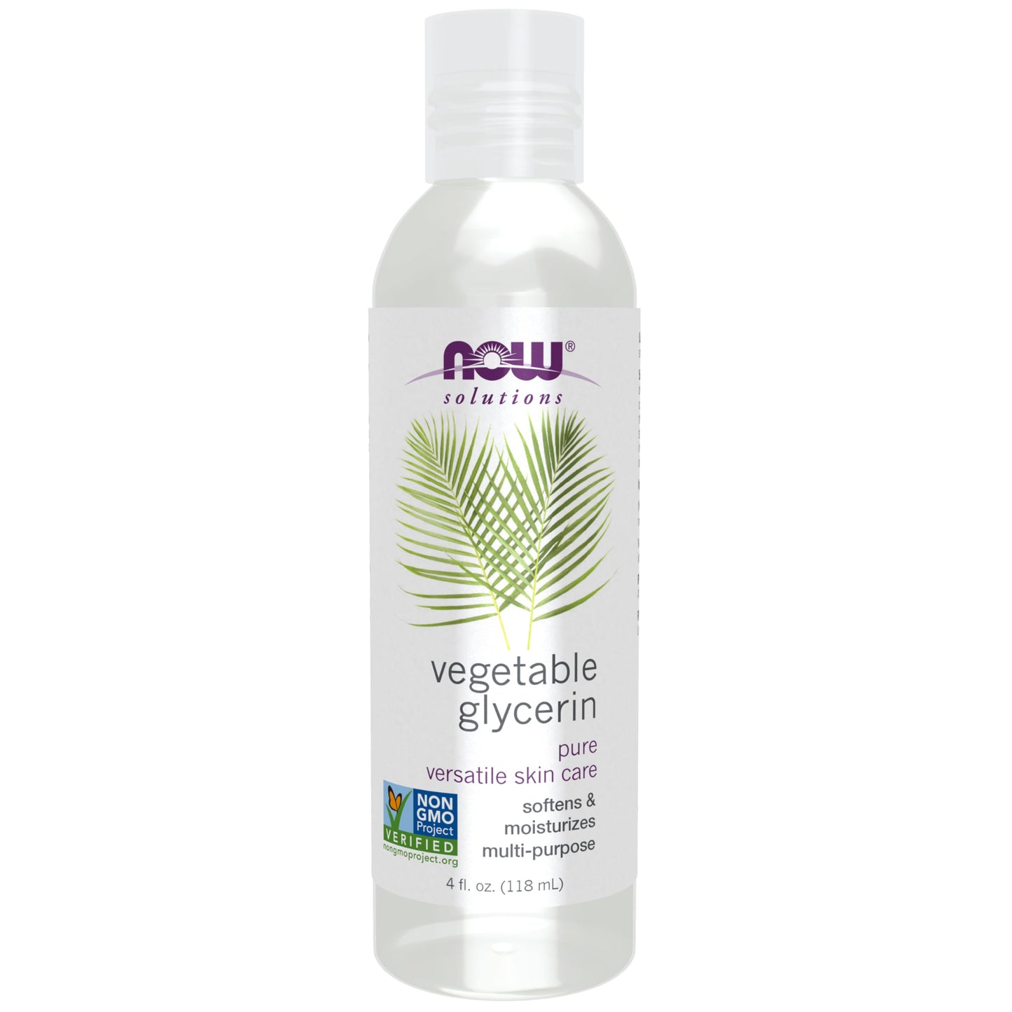 NOW Foods Solutions, Vegetable Glycerin, 100% Pure, Versatile Skin Care, Softening and Moisturizing, 16-Ounce