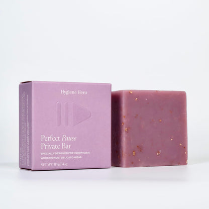 Hygiene Hero Perfect Pause Private Bar - Soap for Menopausal Women | All Natural, Handcrafted,