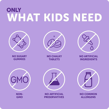 Ddrops Kids Booster 600IU 100 Drops - Daily Liquid Vitamin D for Kids. Support Strong Bones & Immune System in Children. No Preservatives, No Sugar, Non-GMO, Allergy-Friendly
