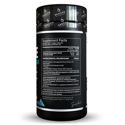 SASCHA FITNESS Cortisol Night Support Pills For Metabolism, Hormonal Support, Inmune System
