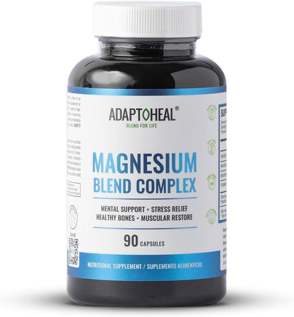 Adaptoheal Magnesium Glycinate, Malate & Citrate (90 Capsules)