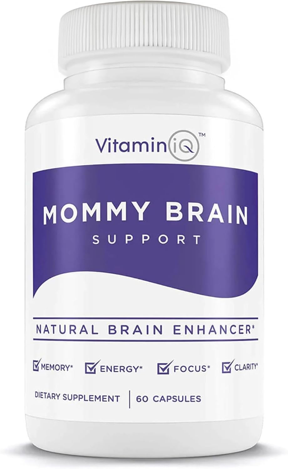 Mommy Brain Postnatal Supplement (60 Capsules) for Cognitive Health, Mood, Energy with GPC and CDP Choline, Phosphatidylserine, Omega-3 DHA