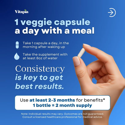 NMN 750mg Per Capsule - 99% Pure Nicotinamide Mononucleotide - Increased NAD+, Mitochondrial Function, Healthy Aging, Brain Health & Energy Support - 60 Capsules, Non GMO, Gluten Free Supplement