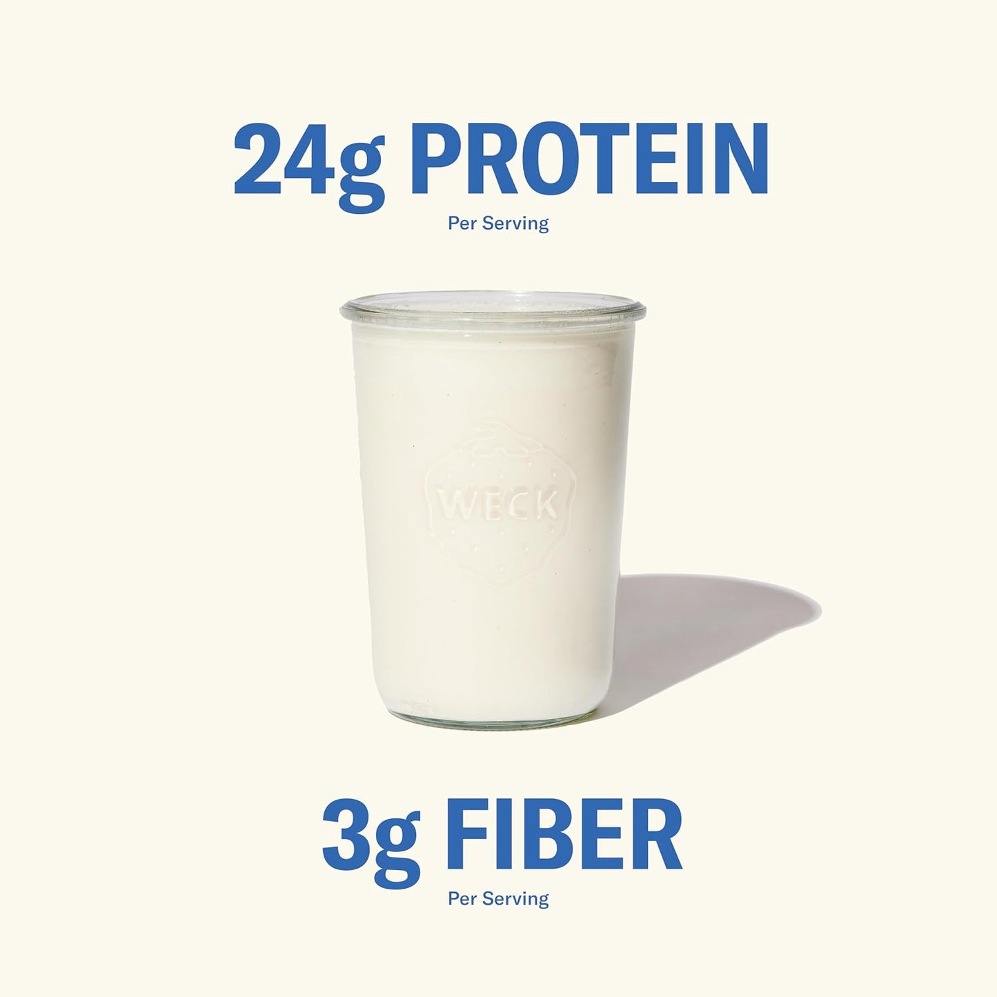 Grass Fed Whey Protein Powder, Vanilla Bean, 24g Protein with Collagen Peptides, Bovine Colostrum, Hemp Hearts & Prebiotic Fiber, No Added Sugar or Artificial Ingredients, 20 Servings