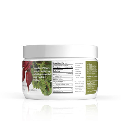 HumanN SuperBeets Original Apple - Beet Root Powder - Nitric Oxide Boost for Blood
