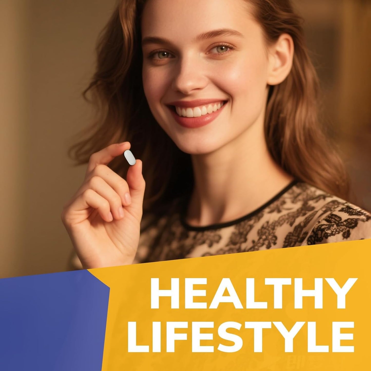Vitalibre Vitamin D3 K2 + Calcium Supplements for Women & Men, 60 Tablets | Calcium 1200 mg with Vitamin D3 K2 5000 iu, High Absorption for Strong Bones, Teeth, Heart, Immune Health