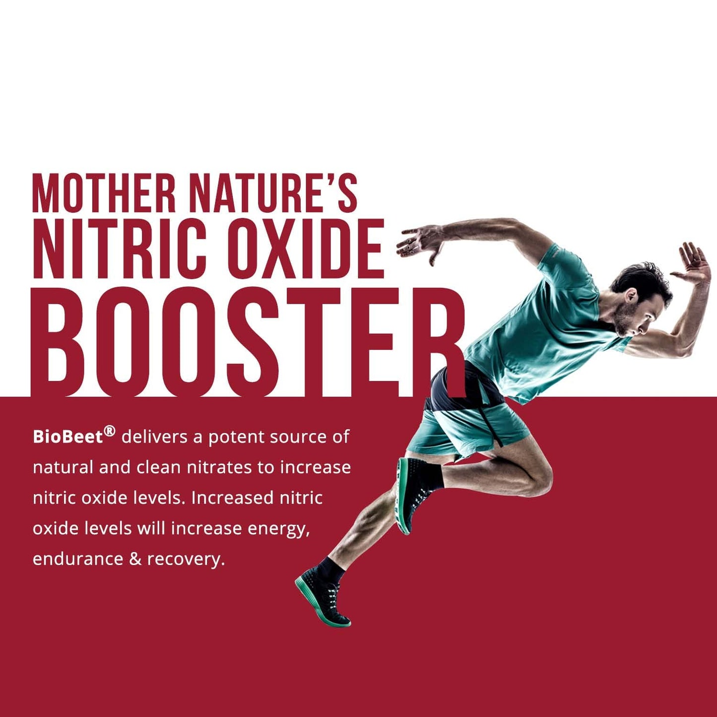 BioBeet® Max Strength Beet Root Juice Powder – 20:1 Concentrate, Each Serving Derived from 60,000 mg Organic Beetroot - Cold-Pressed, USA Grown – Nitric Oxide, Circulation Support – 50 Servings
