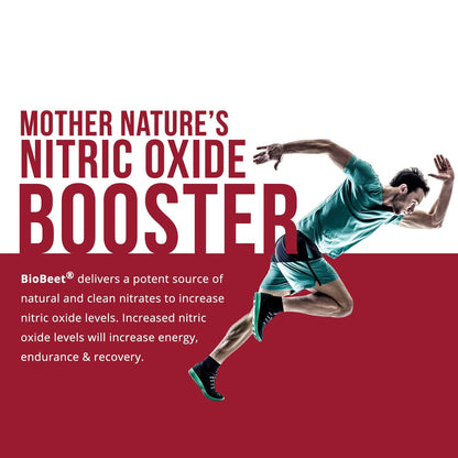 BioBeet® Max Strength Beet Root Juice Powder – 20:1 Concentrate, Each Serving Derived from 60,000 mg Organic Beetroot - Cold-Pressed, USA Grown – Nitric Oxide, Circulation Support – 50 Servings