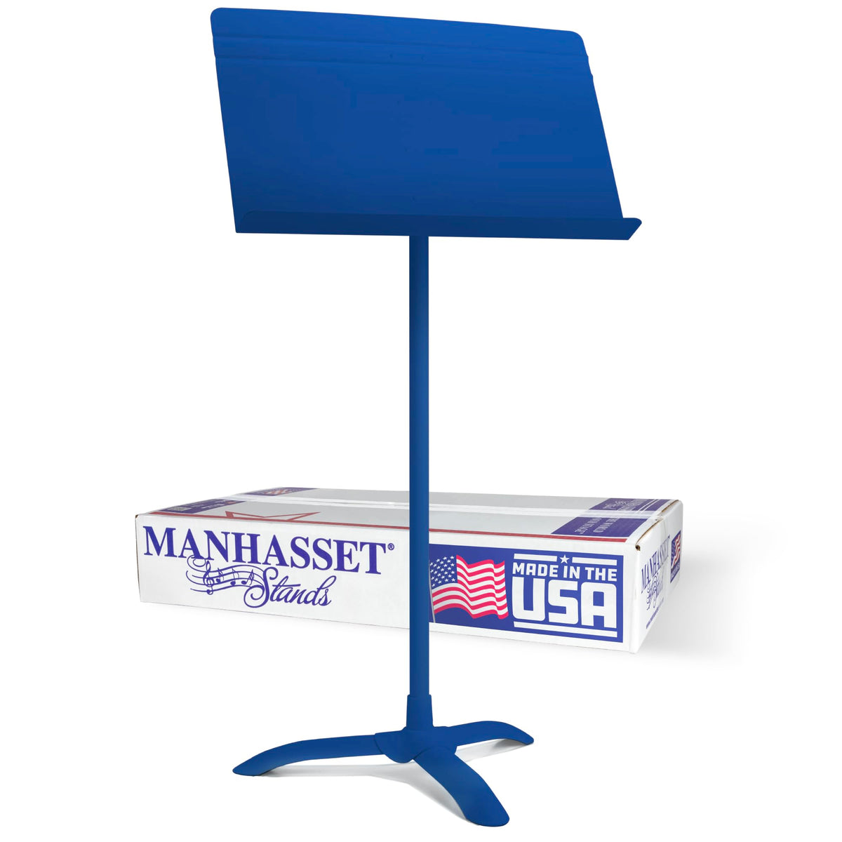 Manhasset Music Stand for Sheet Music - 48 Symphony Model - Long Lasting, Durable Manhasset Stand - Adjustable Height - 26" to 48" - Made in the USA