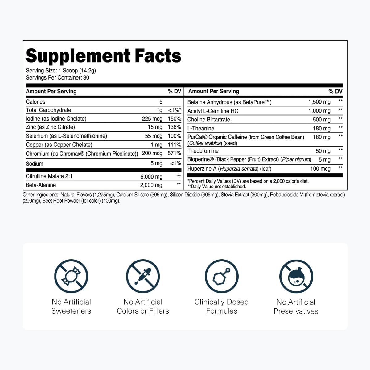 Transparent Labs Lean Pre-Workout Powder (30 Servings, Strawberry Lemonade) & BCAA Glutamine (30 Servings, Strawberry Lemonade)