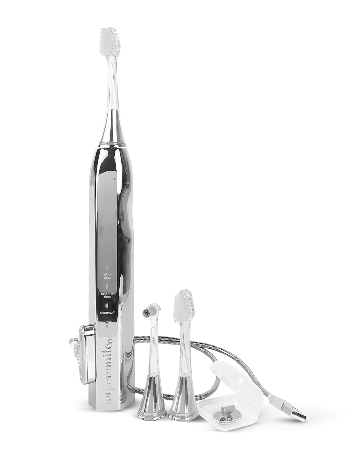 Supersmile Zina45 Sonic Pulse Toothbrush, Rechargeable Electric