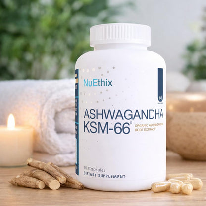 NuEthix Formulations Cort-Eaze - Cortisol Supplement - Health Support Supplement with Ashwagandha, L-Theanine & Rhodiola Rosea - Cortisol Reducer for Men & Women, 30 Servings