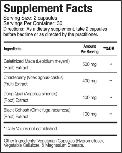 Paleolf 50+ Balance Premium Supplement, PMS Relief. Female Balance During PMS or Menopause. Mood Support & Relief. 60 Capsules (2-Pack)