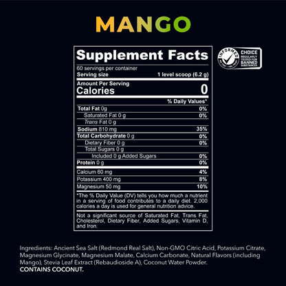 REDMOND Re-Lyte Sugar Free Electrolyte Powder Mix (Strawberry Lemonade) | Zero Sugar Electrolytes, Hydration Powder