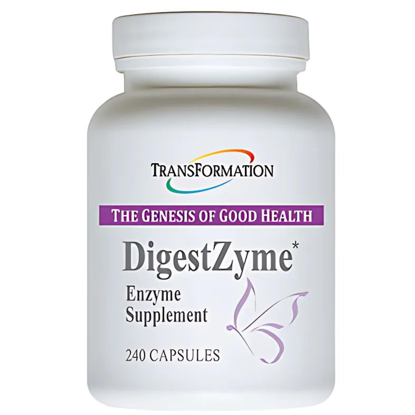 TRANSFORMATION THE GENESIS OF GOOD HEALTH Enzymes Natural DigestZyme Supplement Formula for Overall Health for Children, Nutrient Absorption, Support Digestion During Pregnancy & Lactation, 120